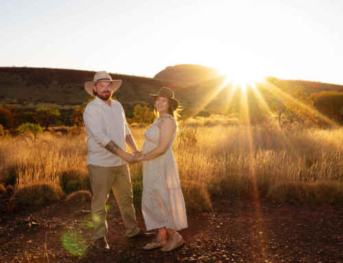 Pregnancy announcement in Tom Price, Western Australia, Pilbara