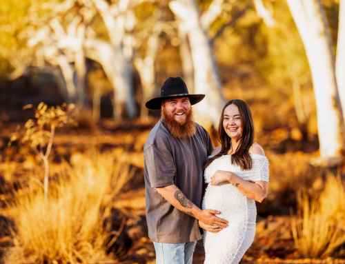 Kimberley & Declan, Maternity shoot, Tigers Eye, Tom Price, WA 2026
