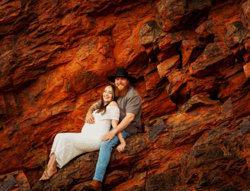 Kimberley & Declan, Maternity shoot, Tigers Eye, Tom Price, WA 2026