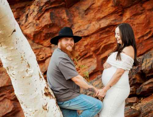 Kimberley & Declan, Maternity shoot, Tigers Eye, Tom Price, WA 2026
