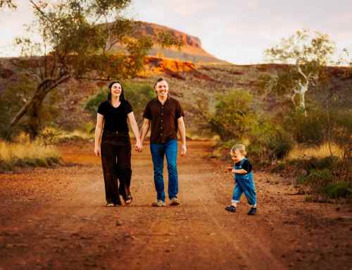 Brianna & Jayden with Quinn at, Tom Price, Western Australia, Pilbara