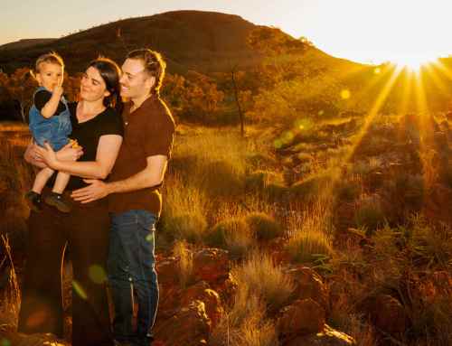 Brianna & Jayden with Quinn at, Tom Price, Western Australia, Pilbara